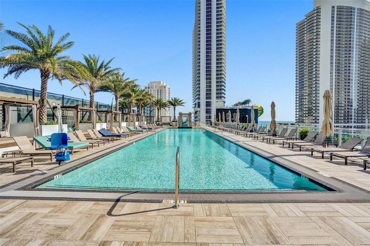 Hyde Beach House - Millionaire 2 Bd 2 Ba Apt, Direct Ocean View, 5 Min Walk To Ocean Hollywood Exterior photo